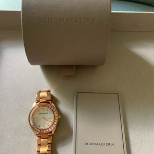 BCBG watch with moving stones